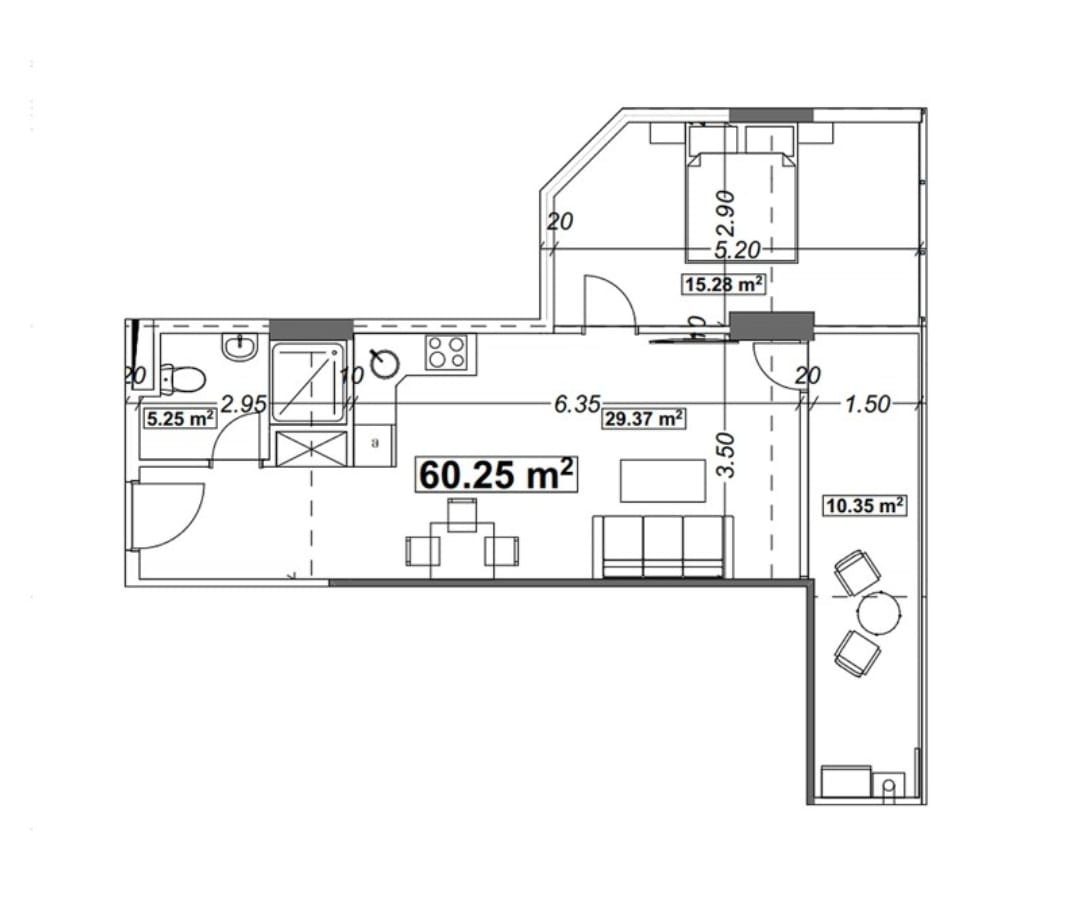 Well Located Apartment For Sale In Batumi 1